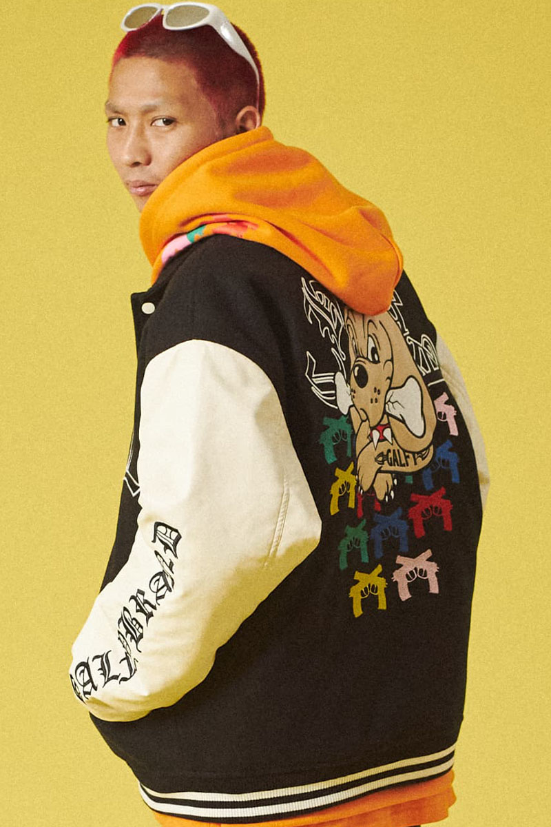 GALFY (ガルフィー) チャカバッチスタジャン BLACK/WHITE GALFY (ガルフィー) チャカバッチスタジャン BLACK/WHITE