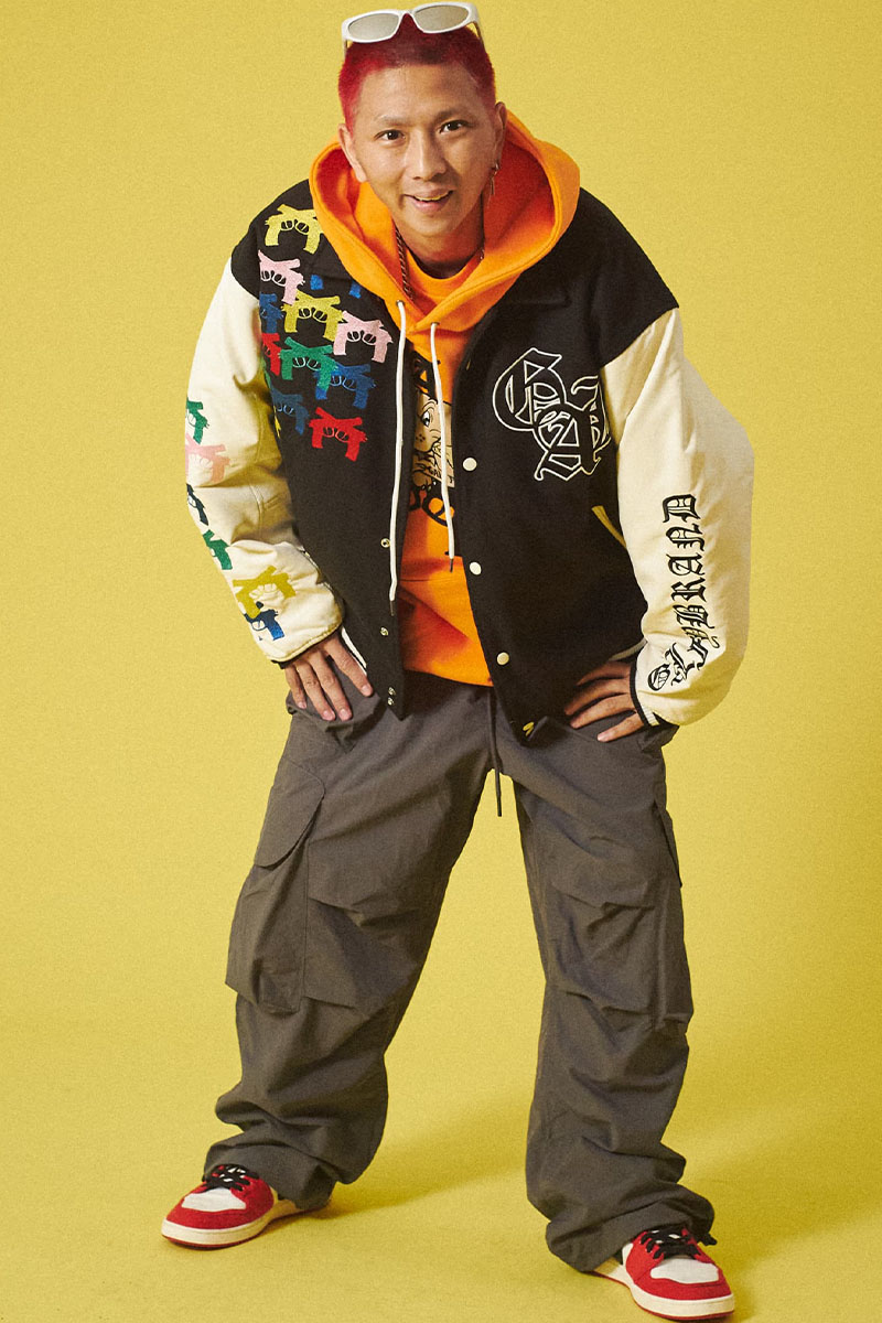 GALFY (ガルフィー) チャカバッチスタジャン BLACK/WHITE GALFY (ガルフィー) チャカバッチスタジャン BLACK/WHITE