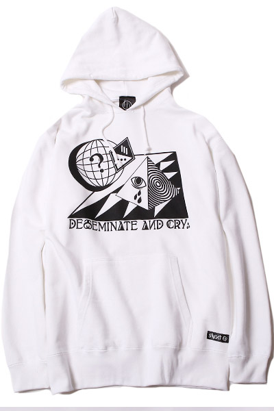 SILLENT FROM ME D&C -Pullover- WHITE