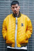 Subciety (サブサエティ) STADIUM FLIGHT JKT - BLACK/YELLOW