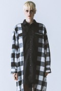 PARADOX - SUPER BIG SHIRTS (BLK-CHECK) 