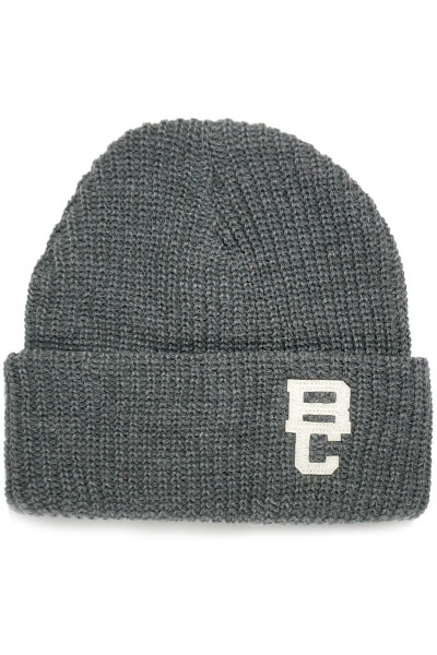 ROLLING CRADLE ROUGHLY KNIT CAP / Gray