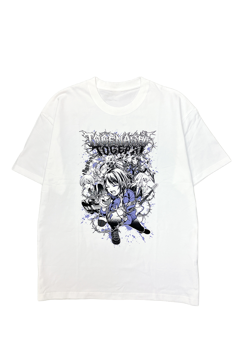 【予約商品】トゲナシトゲアリ×ゲキクロ　コラボ・オーバーサイズ・Tシャツ - White