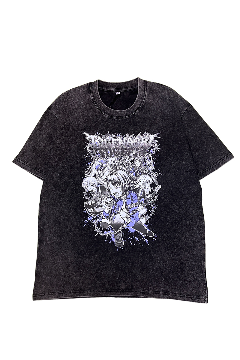 【予約商品】トゲナシトゲアリ×ゲキクロ　コラボ・オーバーサイズ・Tシャツ - pigment dyeing