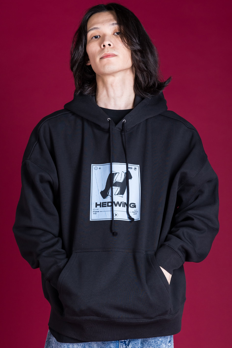 HEDWiNG(ヘドウィグ) Now playing Hoodie - Black