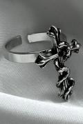 gibous(ギボス) snake cross ring