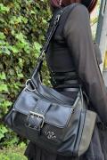 gibous(ギボス) snake bone belt shoulder bag