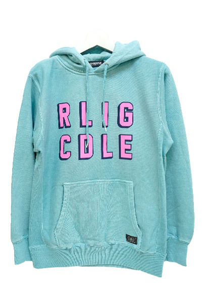 ROLLING CRADLE RLIG CDLE PIGMENT HOODIE / Turquoise