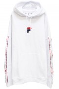 FILA FM9440 PULL OVER HOODIE WHITE