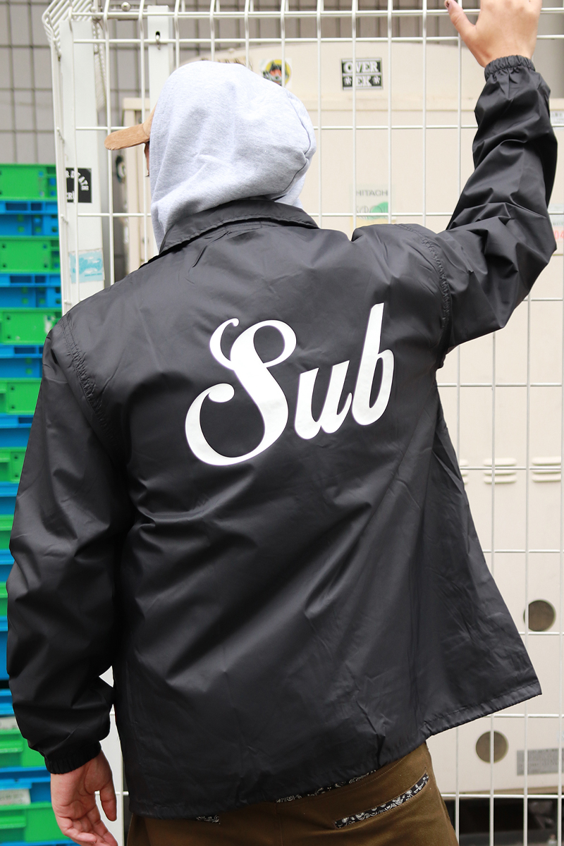 Subciety COACH JKT-MIDDLE LOGO- BLACK