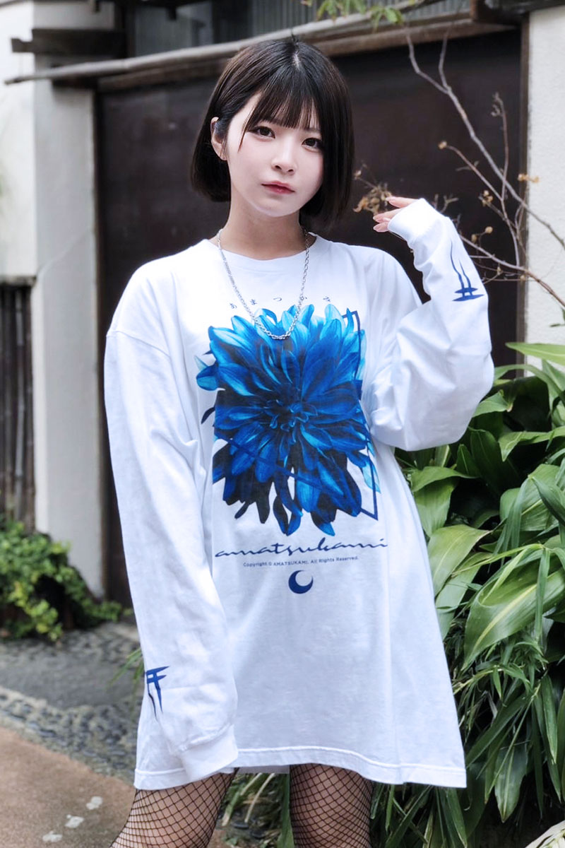 アマツカミ 天竺牡丹/Dahlia L/S T-shirts
