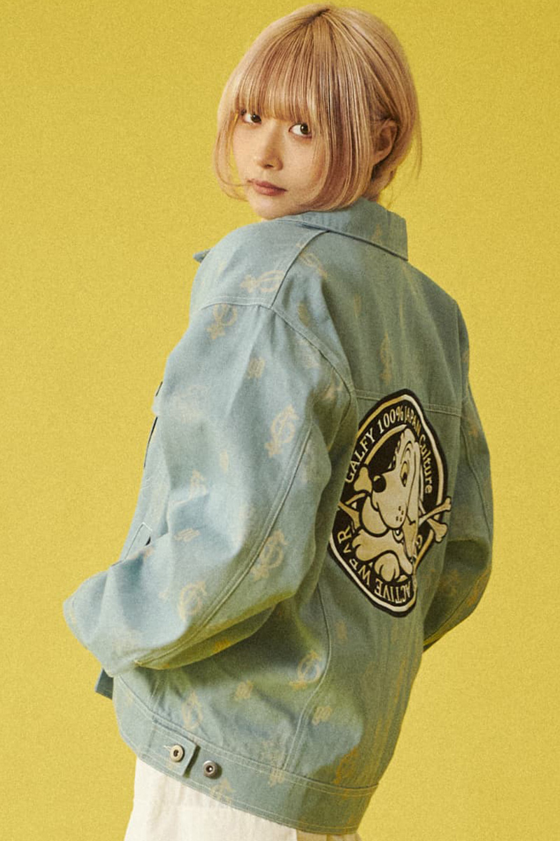 GALFY (ガルフィー) 紋紋デニムジャケット LIGHT INDIGO