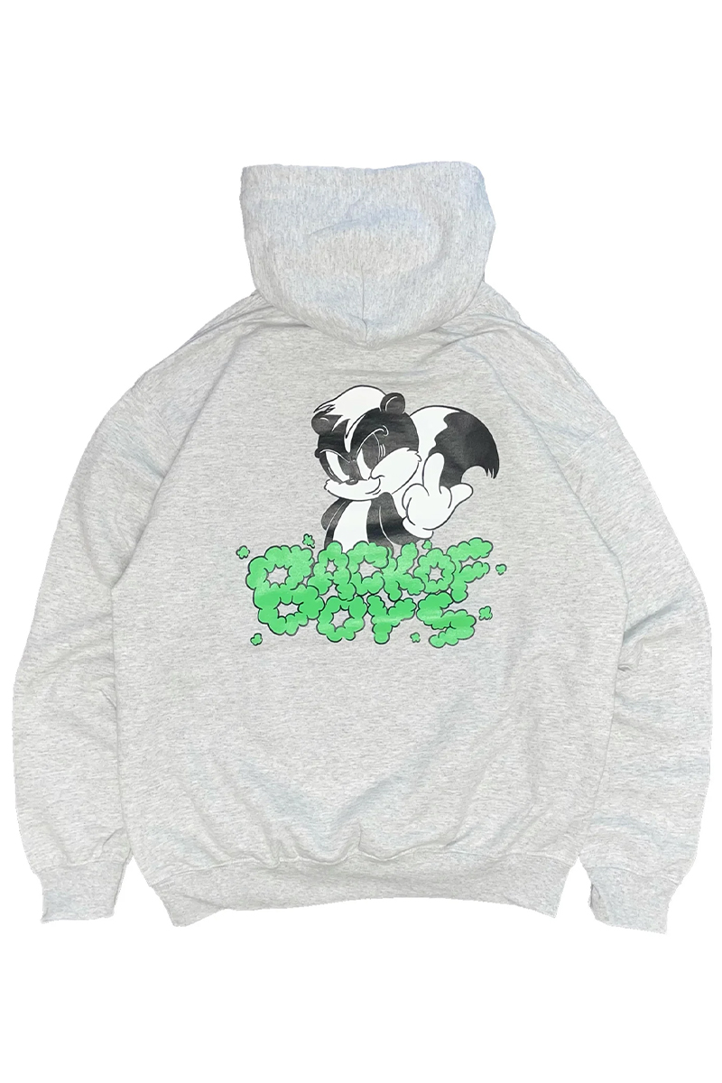 TheBackOfBoys(ザバックオブボーイズ) GRAMKUN PULLOVER HOODIE ASH