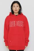 RUDIE'S (ルーディーズ) SCOOP PHAT HOOD SWEAT RED