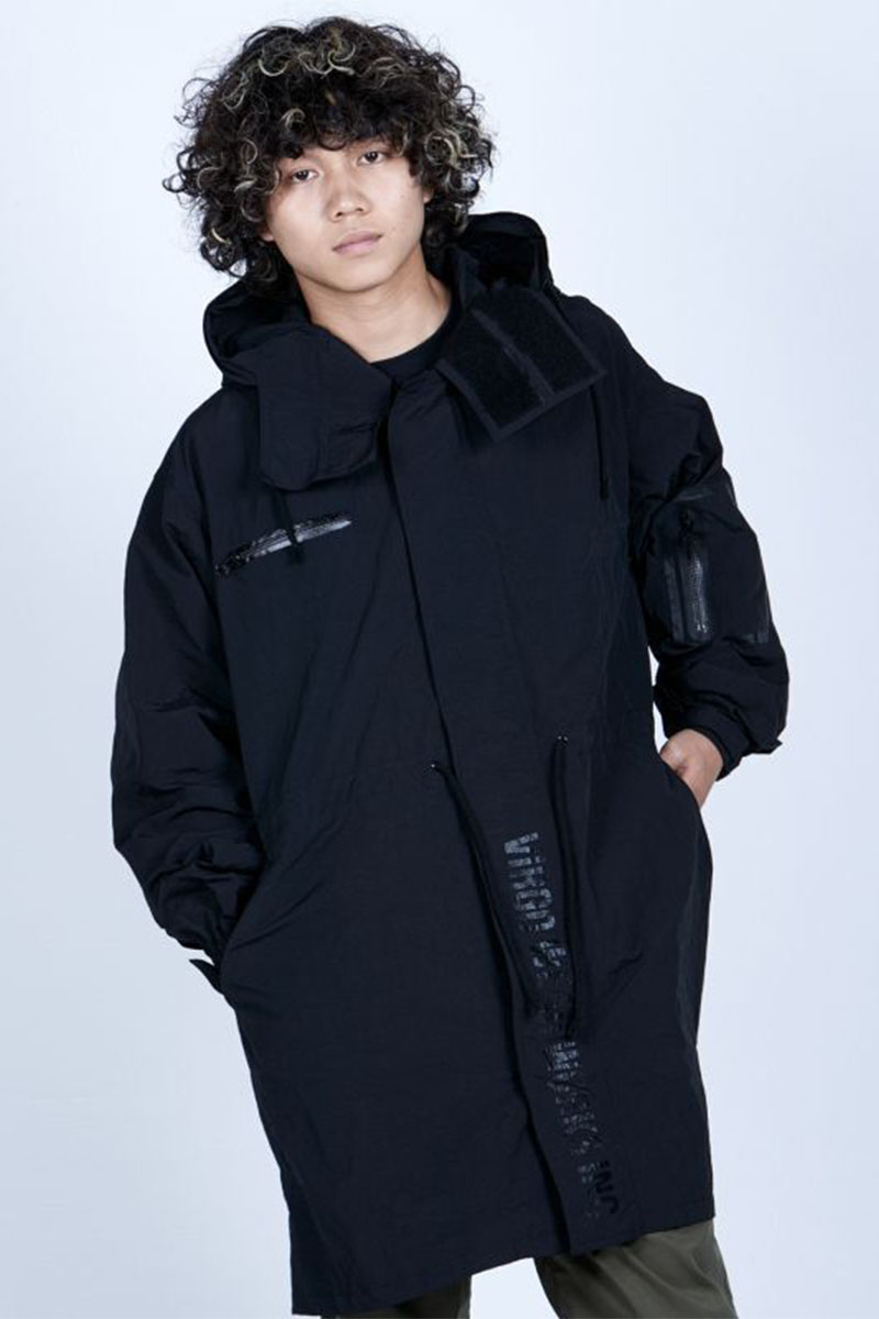 VIRGO NYLON RACER MOD HOODIE