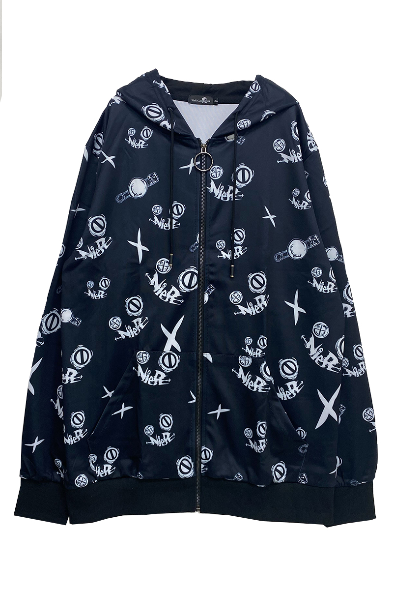 NieR (ニーア) FULL GRAPHIC ZIP HOODIE