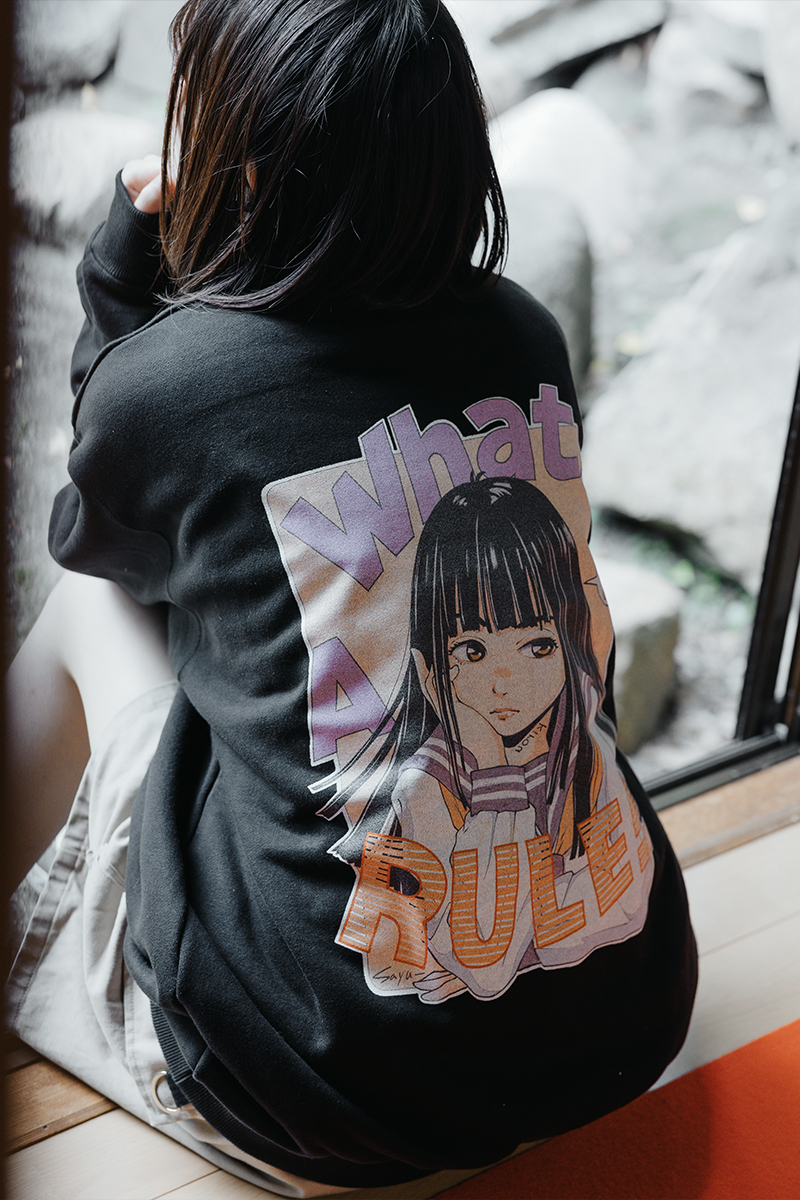 kirou school(キロウスクール)　black校則 sweat　BLACK