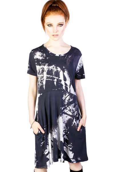 DISTURBIA CLOTHING Ink Dress
