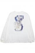 FACT101 (ファクトイチマルイチ) 『Reincarnation』 ビッグシルエットロングTシャツ White