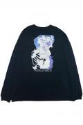 FACT101 (ファクトイチマルイチ) 『Reincarnation』 ビッグシルエットロングTシャツ Black