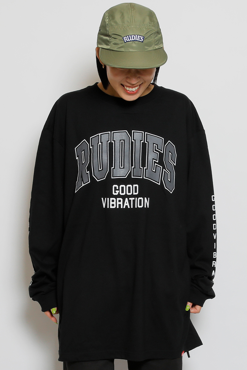RUDIE'S (ルーディーズ)　COLLEGE LS-T-BLACK