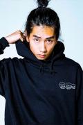 TOY MACHINE FIST EMBROIDERY SWEAT PARKA - BLACK