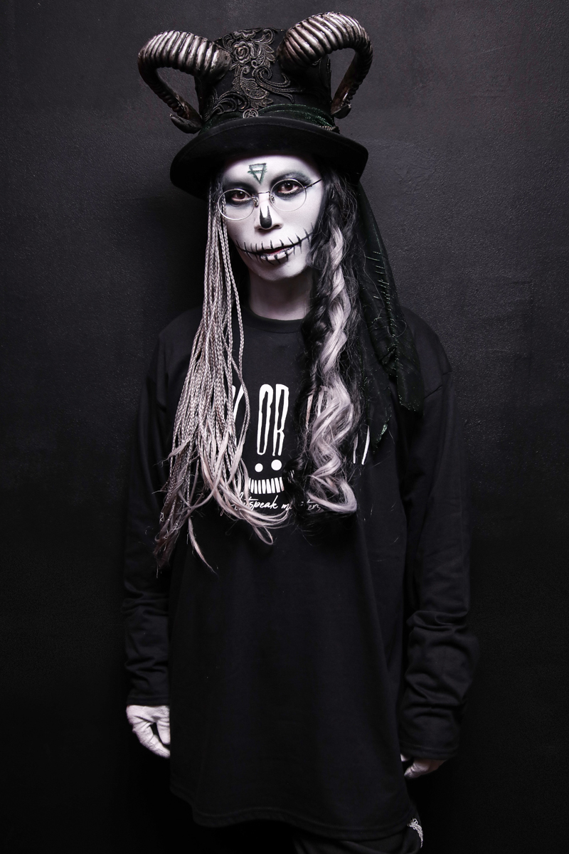 Leetspeak monsters×GEKIROCK CLOTHINGコラボ・ロンT WHITE