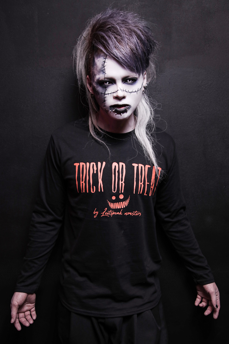 Leetspeak monsters×GEKIROCK CLOTHINGコラボ・ロンT ORANGE