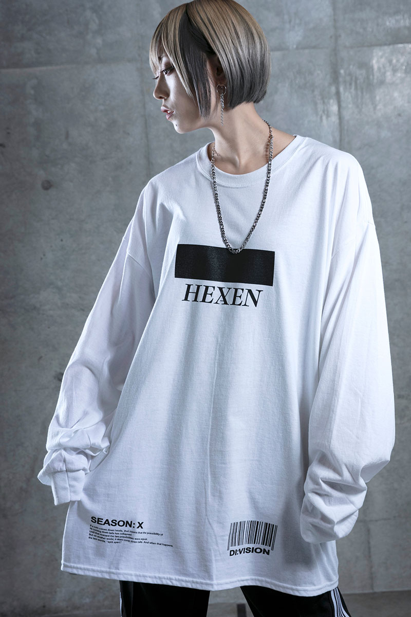 DI:VISION SALVAGE LS TEE WHITE