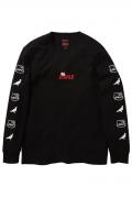 STAPLE×Hello Kitty Logos L/S Tee BLACK