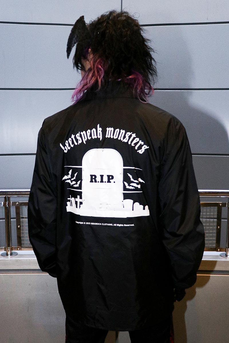 Leetspeak monsters×GEKIROCK CLOTHINGコラボ・コーチジャケット