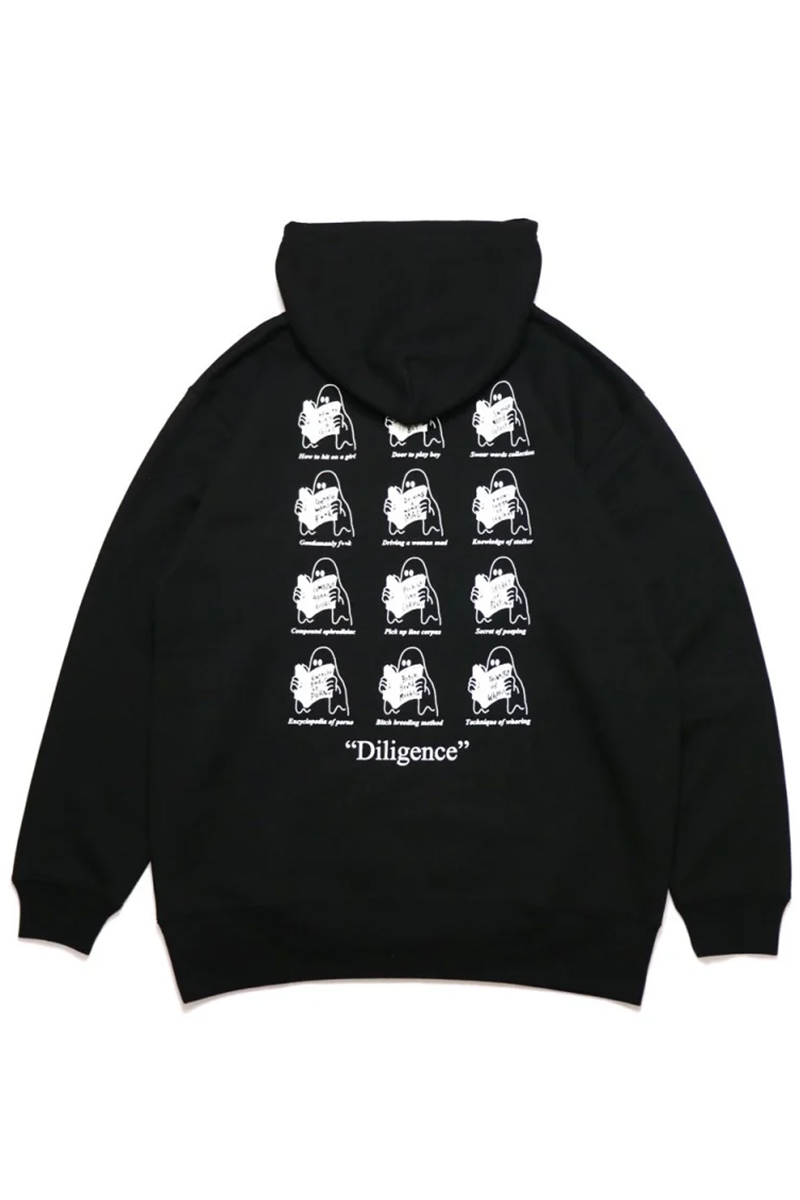 SABBAT13(サバトサーティーン) DILIGENCE HOODIE - Black
