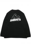 SABBAT13(サバトサーティーン) SPOOK LOGO L/S T - Black