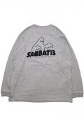 SABBAT13(サバトサーティーン) SPOOK LOGO L/S T - Ash