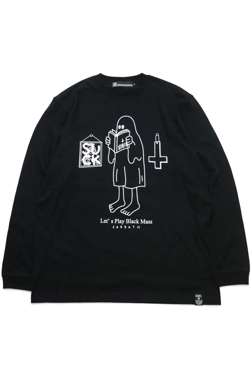 SABBAT13(サバトサーティーン) BLACK MASS L/S T - Black SABBAT13(サバトサーティーン) BLACK MASS L/S T - Black