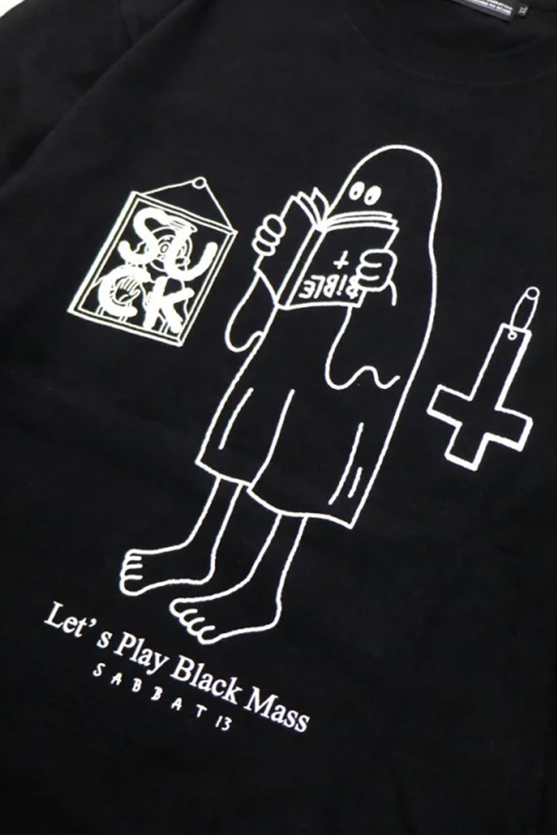SABBAT13(サバトサーティーン) BLACK MASS L/S T - Black SABBAT13(サバトサーティーン) BLACK MASS L/S T - Black