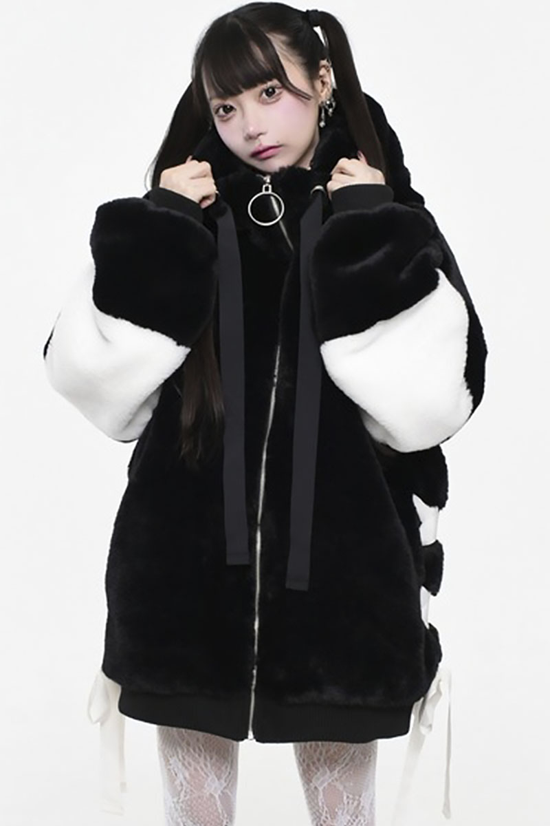 TRAVAS TOKYO【トラバストーキョー】High-Neck Fur Blouson TRAVAS TOKYO【トラバストーキョー】High-Neck Fur Blouson