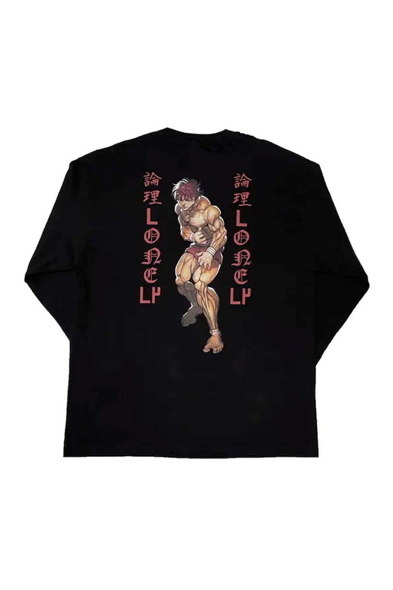 LONELY論理 バキ×LONELY論理 "FIGHTING POSE" LONG SLEEVE