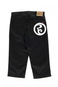 ROLLING CRADLE WIDE CROPPED PANTS / Black