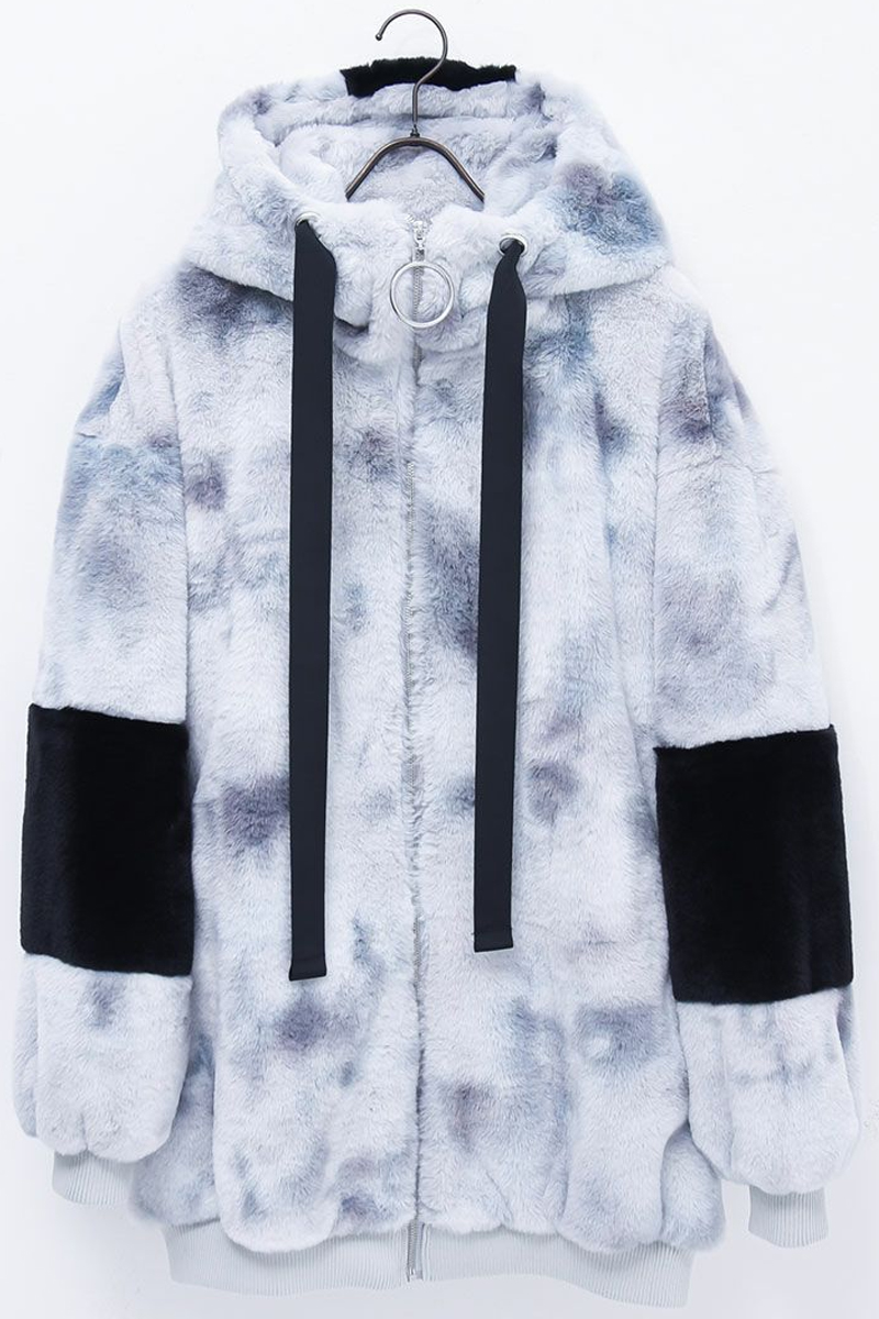 TRAVAS TOKYO【トラバストーキョー】 Drip Logo High Neck Faux TRAVAS TOKYO【トラバストーキョー】 Drip Logo High Neck Faux