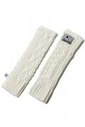 SILLENT FROM ME VEIN -Cable Knit Glove- WHITE