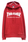 THRASHER TH8501 MAG LOGO HOODIE BRG/WHT