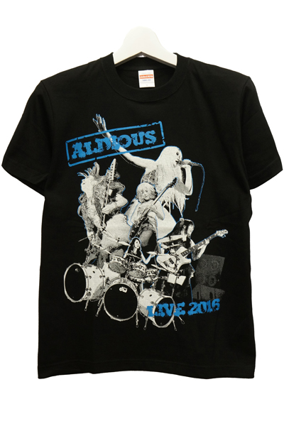 Aldious LIVE 2016 Tシャツ ブラック x ブルー