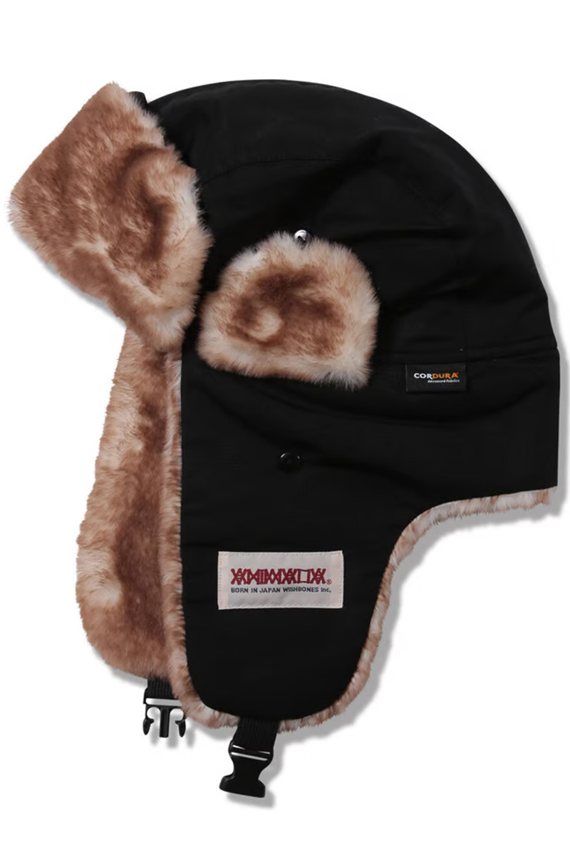 ANIMALIA (アニマリア) CORDURA®  AVIATOR CAP BLACK
