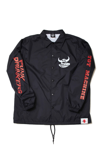 TOY MACHINE×PUNK DRUNKERS TOY PUNK COACH JACKT