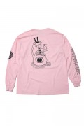 TOY MACHINE×PUNK DRUNKERS * TOY SECT LONG TEE - PINK