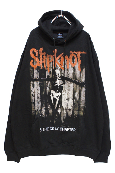 SLIPKNOT Gray Chapter Skeleton Hooded Sweatshirt