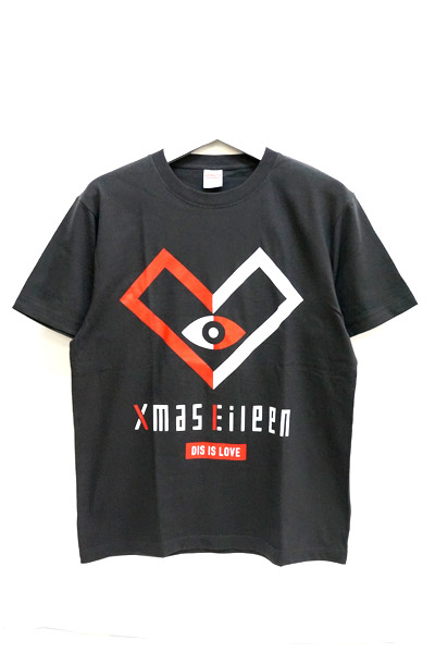 Xmas Eileen DIS IS LOVE EYE Tシャツ(黒)