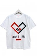 Xmas Eileen DIS IS LOVE EYE Tシャツ(白)