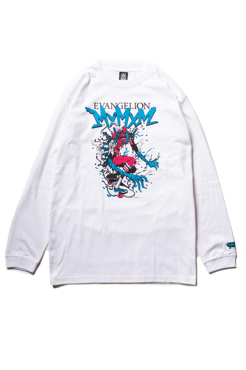 MAGICAL MOSH MISFITS EVANGELION x MxMxM “MxMxM 2号機” LONG TEE BLUE